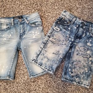 Boys Jean shorts set/lot size 6